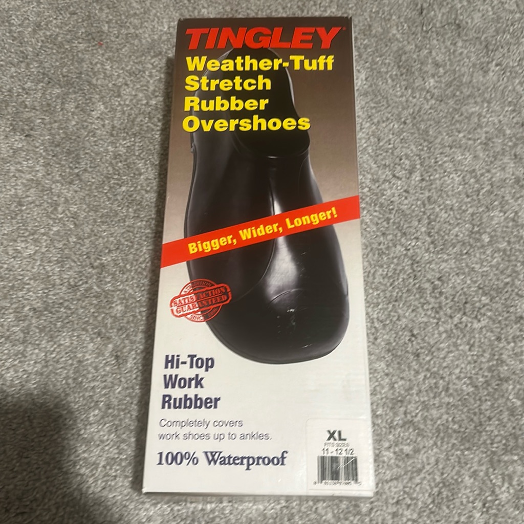 Black Rubber Overshoes